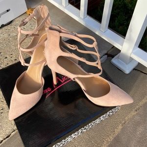 🌸- Anne michelle 🌸stiletto blush pink heels